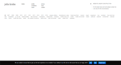 Desktop Screenshot of juliakrahn.com